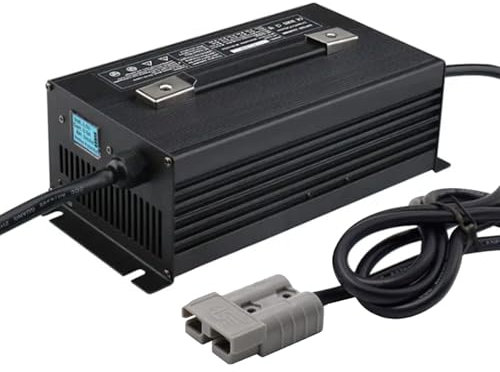 HYDTGZ Chargeur de Batterie au Plomb 48 V 25 A pour Chariot Élévateur avec Prise Anderson 50 A/120 A/175 A/350 A pour Chariot Élévateur Électrique, Gerbeur, Machine Laver Voiturette Golf,A,175A