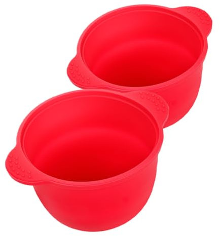 HAPINARY 2pcs Silicone Mask Bowl Wax Warmer Liners Reusable Wax Pot for Hair Removal Waxing Supplies