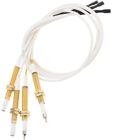 DIYEAH Set 2 Moduli Di Accensione Per Fornelli a Gas Ago Rilevatore e Cavo Ricambio Per Accensione Stufa a Gas Per Cucina e Rilevatore Installazione Rapida e Sicura