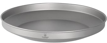 SILVERANT Titan-Camping-Teller, Outdoor-Geschirr mit klappbarem Griff, tragbares Kochgeschirr für Picknick, Wandern, Rucksackreisen, Bushcraft (1200 ml)