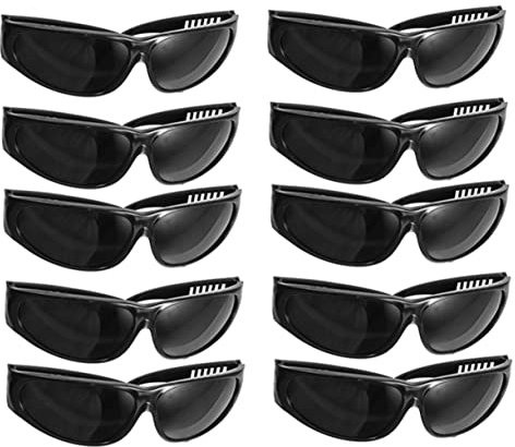Gatuida 10paires Lot de Lunettes De Soudage Protection Oculaire Anti-buée UV pour Travaux De Soudure Industrielle