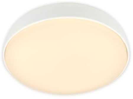 BRILONER - LED Deckenlampe mit warmweißer Lichtfarbe, 10W, 1200lm, LED Lampe, Deckenleuchte, Wohnzimmerlampe, Küchenlampe, Deckenbeleuchtung, Flurlampe, 28,5x7,6 cm, Weiß