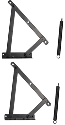 DOITOOL Folding Sofa Spring Hinges with Triangular Torsion Spring, Self-Closing Cabinet Door Hinges for Sofa Beds and Storage Boxes, Sturdy Metal Hardware for Furniture and Home Use, 1