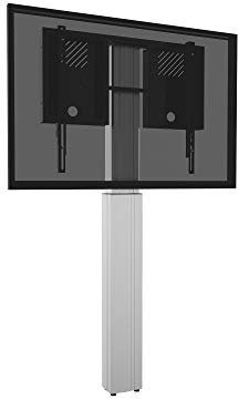 celexon TV/Displayständer Expert Bodenstandsäule zur Wandmontage Adjust-4286WS silber | für 42-86 Bildschirme bis 136kg | elektrisch höhenverstellbarer Universal-Halter für Fernseher bis VESA 800x600
