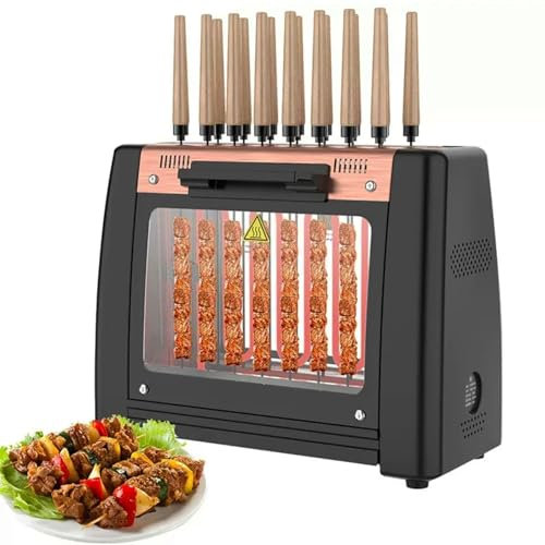Machine à Barbecue électrique 16 brochettes Machine à Barbecue rotative automatique brochettes sans fumée Machine à Barbecue électrique de fête à la maison