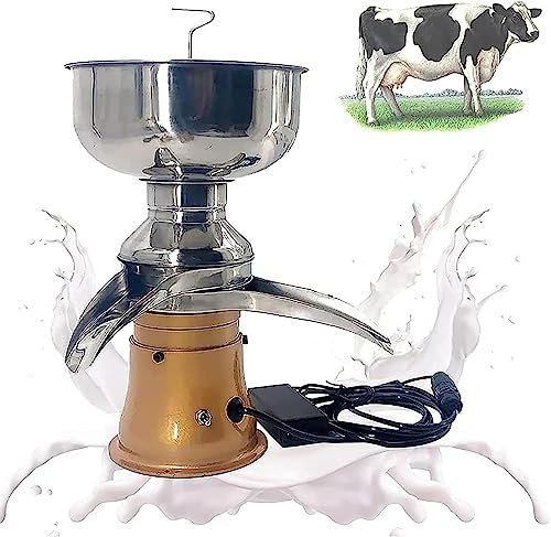 Separatore centrifugo per panna di latte fresco Separatore per panna di burro e frullati, Separatore centrifugo per latte da cucina, Separatore centrifugo elettrico per panna da 50 l/h, per