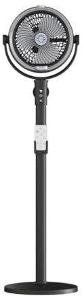 Ventilatore nebulizzatore portatile da esterno con telecomando e timer, ventilatore oscillante a 4 velocità da pavimento con sistema a spruzzo, ventola di raffreddamento portatile per patio, giardino