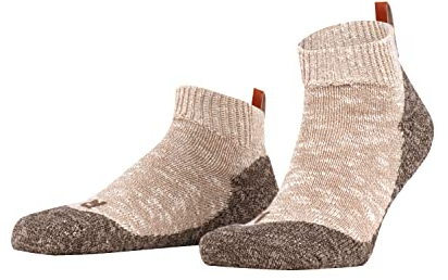 FALKE Herren Stoppersocken Lodge Homepad M Hp Baumwolle rutschhemmende Noppen 1 Paar, Braun Sesame 4390, 43/44 EU