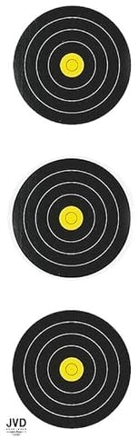 JVD Scheibenauflage Bogenschießen für Recurve inkl. Bogensport Siebert Aufkleber (3x20 FELD/10 STK.)