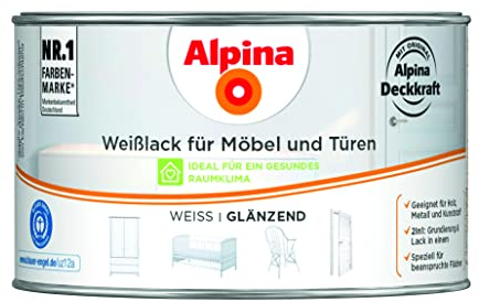 Alpina Weißlack für Möbel und Türen 300ml glänzend