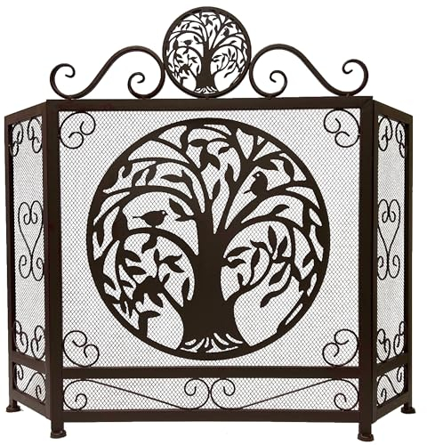 Tree of Life Metall Kaminschutz