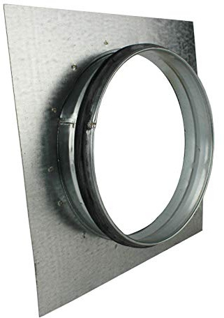 VONLIS Wandflansch Wickelfalzrohr Flansch Dichtung Wandplatte Lüftung Wand Wickelfalz Ø 315 mm