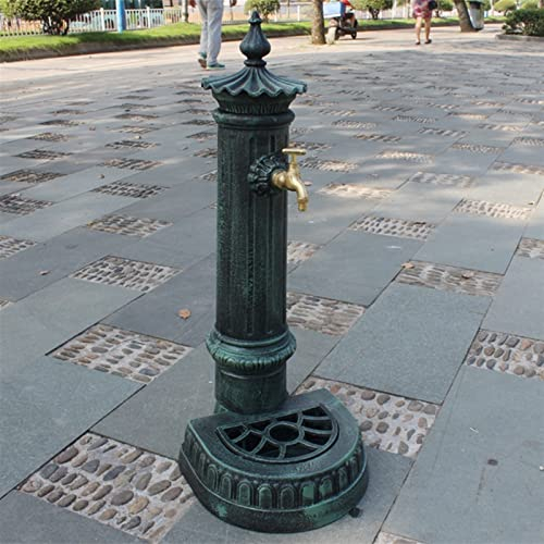 XXXXW Wandbrunnen Gusseisen Handwerk Retro Vertikale Spüle Hof Home Bodenstand Waschbecken Waschbecken Waschbecken Dekoration Ornamente Metall Waschbecken Außenwaschbecken