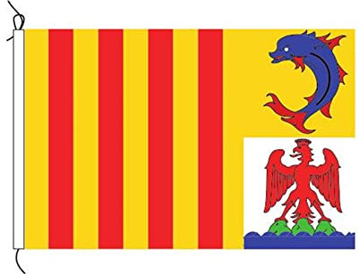Stormflag Drapeau Provence-Alpes-Côte d'Azur 50x75cm Drapeau Province France 50x75cm Tricot de chaîne with Chaîne de polyester 110g/m2 à double couture