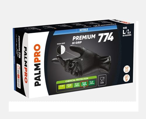 Icoguanti Guanti monouso in nitrile neri Ico ESGN/XXL extra spessore mm.0,16 Taglia XXL
