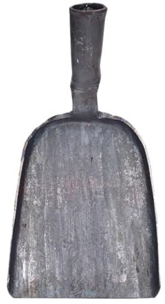 Garneck Pala Metálica Para Cenizas De Multifuncional y Ergonómica Diseño Compacto Para Estufas Chimeneas y Hornos De Leña Ligera y Fácil De Usar Interiores y Exteriores