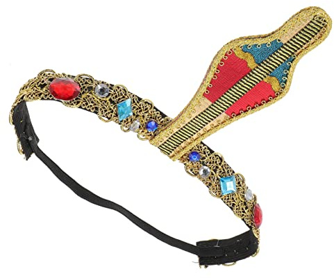 OATIPHO Ägyptisches Kopfschmuck-accessoire Für Damen Goldene Schlange Stirnband Für Halloween Karneval Kreatives Design Ergänzung Für Kostüme Und Festlichkeiten