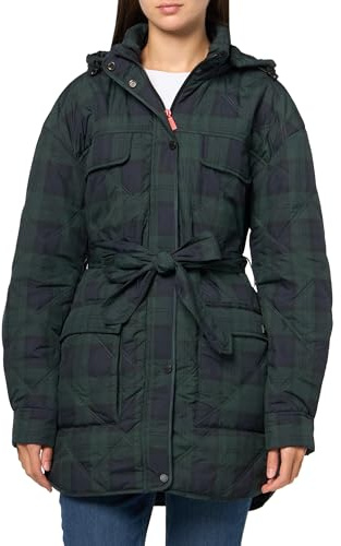 Friday SEMI CIRE SELF Packable Quilted Jacket, Blackwatch CORE Plaid, Medium