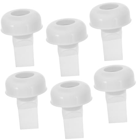 Alipis 6sets Drain Seal Plugs Odor Blocking Drain Protector Reusable Hose Plug for Washing Machine Sink Bathroom Kitchen