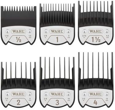 Wahl Magnet-Aufsteckkämme #0,5–4 mit Aufbewahrung, 1,5–13 mm Profi | PASSEND FÜR: Kuno, Chromstyle, Genio