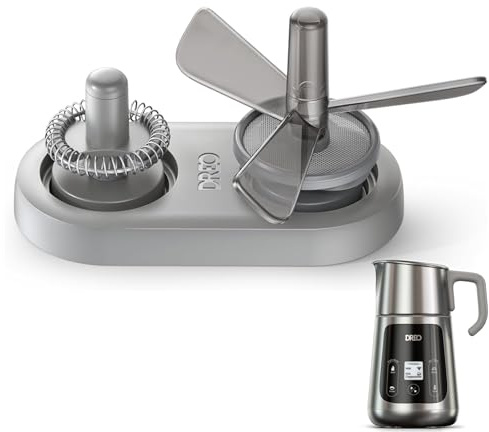 DREO BaristaMaker Milk Frother Replacement Whisk Set (DR-KMF001) 2PCS Stainless Steel Latte & Cappuccino Whisk Attachments, Easy-Clean Durable Milk Frother Accessories