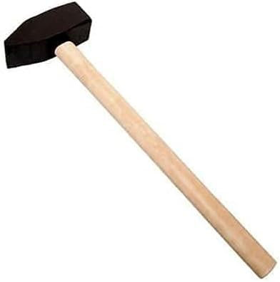 pokm toolsmarket - Hammer 4kg Vorschlaghammer & Schlosserhammer mit Holzstiel – EU Produktion – Robuster Handhammer für Bau & Werkstatt