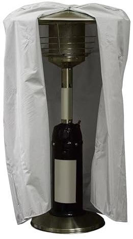 Heizpilz Heizung Abdeckung, 96,5x61x61cm Wasserdichte Abdeckung Für Außenheizungen, Wasserdicht Und Sonnenbeständig, Schneesicher Und Frostbeständig, 420D Oxford-Gewebe Mit Silberbeschichtung