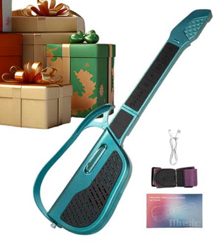 Yabauuop Guitare pour ,Guitare Intelligente sans Cordes Électrique et Pliable - Instrument Musical Éducatif Intelligent pour Débutants Jeunes Jeu de Groupe Fête Familiale Activités Scolaires