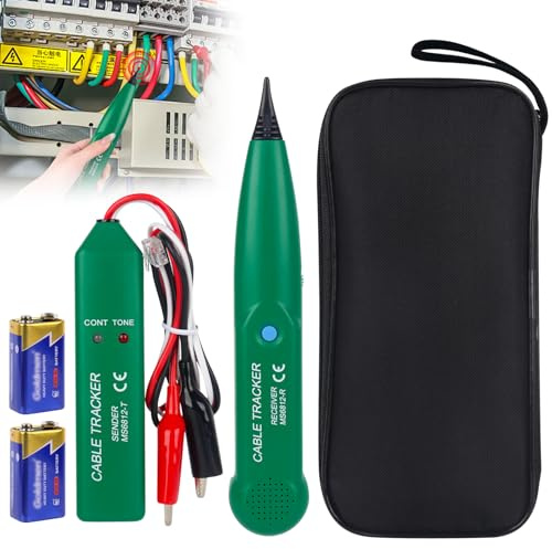 HIULLEN Cable Tracker, dispositivo di ricerca di rottura, robot tosaerba, ricerca di cavi, tester di circuito, tracker linea telefonica per la manutenzione della rete