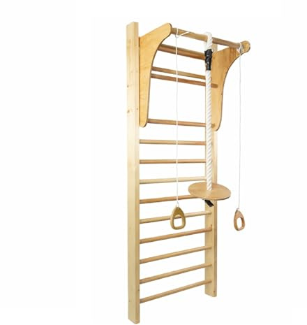 QLS Espalier 4-en-1 Mural 195 x 80 cm Brun