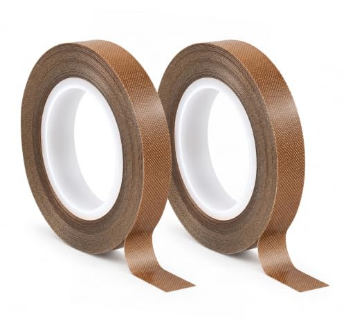 Honosen 10mm x 20m Teflonband Selbstklebend, PTFE Klebeband Hitzebeständig | Hochtemperaturband für Vakuumiermaschine