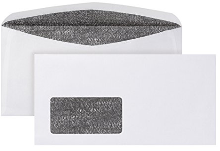 POSTHORNvelox Briefumschlag C6/5 (1000 Stück) - 114 x 229 mm - nassklebend | Fenster-Briefumschläge mit innenliegenden Seitenklappen - Kuvertierhüllen mit Zahlenmeer und Sicherheitsschlitz