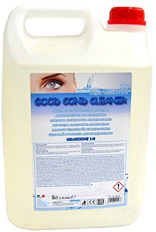 3S SuperSamaStore Good Cond Cleaner Detergente Sgrassatore per Condensatori Climatizzatore, Rimuove Smog/Polvere, Migliora Efficienza Impianto, Pulitore Sgrassante Batterie Alettate Unità Esterne, 5l
