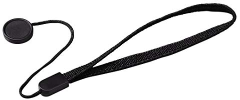 Hama Halter für Objektivdeckel, Gummiband für alle Objektivdurchmesser, Länge 21 cm, Schwarz