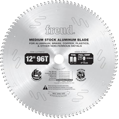 Freud LU77M012 Schmale Schnittfuge, nicht eisenhaltige Metallklinge, 30,5 cm x 96T