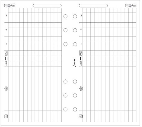 FILOFAX Finance Leaves for Personal & Personal Compact Organizers, 20 Sheets (B130618)