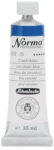 Schmincke – Norma® Professional - feinste Künstler-Ölfarben, Coelinblau - 35 ml