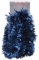 Christmas Concepts® 3m / 9.8ft Chunky/Fine Christmas Tinsel - Christmas Decoration Tinsel (Midnight Blue)