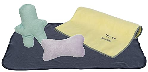 TRIXIE Junior Welpen-Set - 4teilig, Natur, 13106