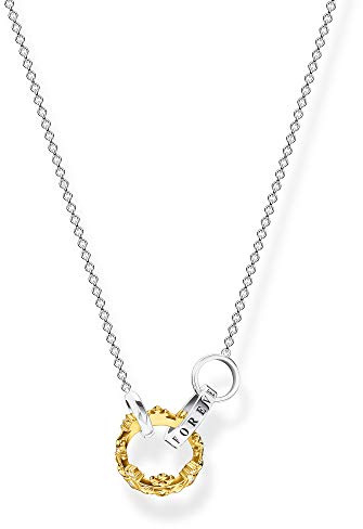 Thomas Sabo Damen Kette Krone Forever Together 925 Sterling Silber KE1987-849-7