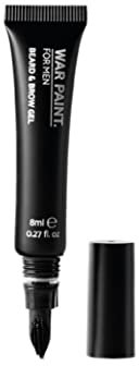 War Paint For Men Lightweight Beard & Brow Gel - Vegan Friendly & Cruelty-Free - Quick Drying & Invisible - Clear & Non-Stick Formula for Styled Facial Hair - Makeup Product For Men - 8ml