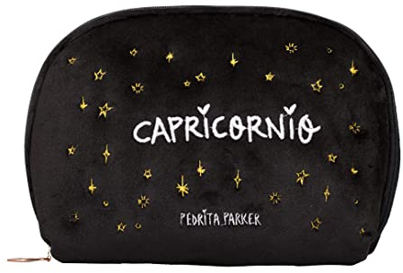 Schminktasche aus Samt mit Horoskop