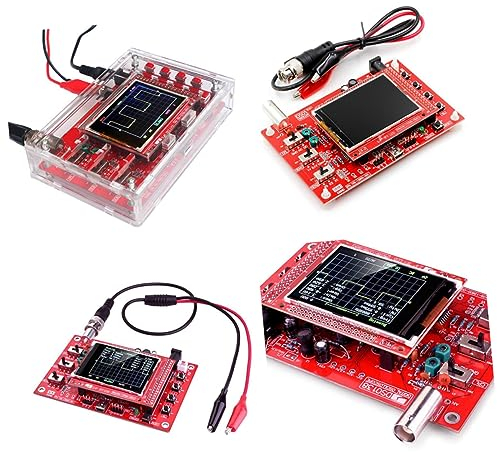 ULTECHNOVO 2,4 Zoll Tft Handheld Digital Oszilloskop Bausatz Mit Acrylgehäuse Arm Cortex Stm32f103c8 Signal Speicher Einstellbare Triggerfunktion Elektronik Selbstgemacht Kit Für Heimwerker