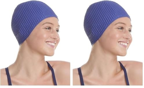 Fashy Women's air-Filled Rubber Swimming Cap