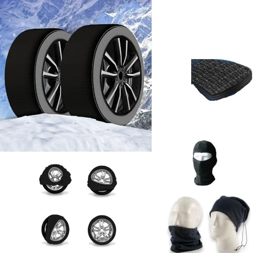 Paire DE Chaussettes À Neige pour PNEUS 205/40 R17 Cercle 17 Mesure M Homologue Dispositif DE SÉCURITÉ ROUTIÈRE pour Automobiles, SUV, 4X4, Vans, Camper ANTIGLISSEMENT sur Glace, Neige