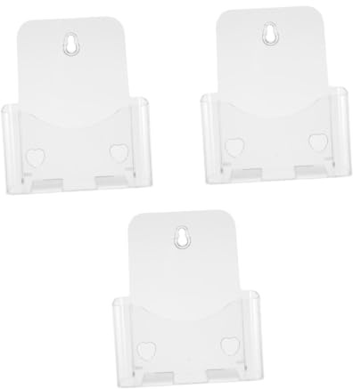 Gadpiparty 3 Teiliges Aktenregal Wandmontage Organizer Halter Für Literatur Weiße Schreibwaren Zeitschriften Dokumente Hängeregistraturhalter Büro Menüständer Kartenständer Kleiner