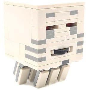LEGO Minecraft Ghast Minifigure with Shooting Fireball - Ages 6 (106 pcs)