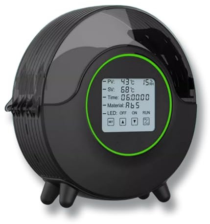 Secador De Filamentos para Impresora 3D, Caja De Almacenamiento/deshidratador, Temperatura Máxima De 70 °C, Ventilador Integrado, para Nailon, TPU, PLA, PETG, ABS De 1,75/2,85/3 Mm