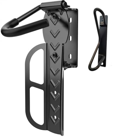 Blmirror 1 Confezione Portabiciclette Girevole per Montaggio A Parete per Garage Ganci per Bici per Portabiciclette da Garage Portabiciclette Verticale
