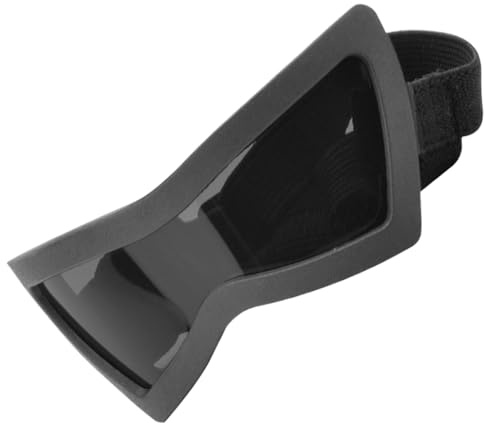 Hundebrille für kleine Rassen, Winddicht, UV-Schutz, Welpenbrille mit verstellbarem Riemen, für Strandausflüge, Wandern, Abenteuer, Sommerausflüge, Spaziergänge mit Katzen